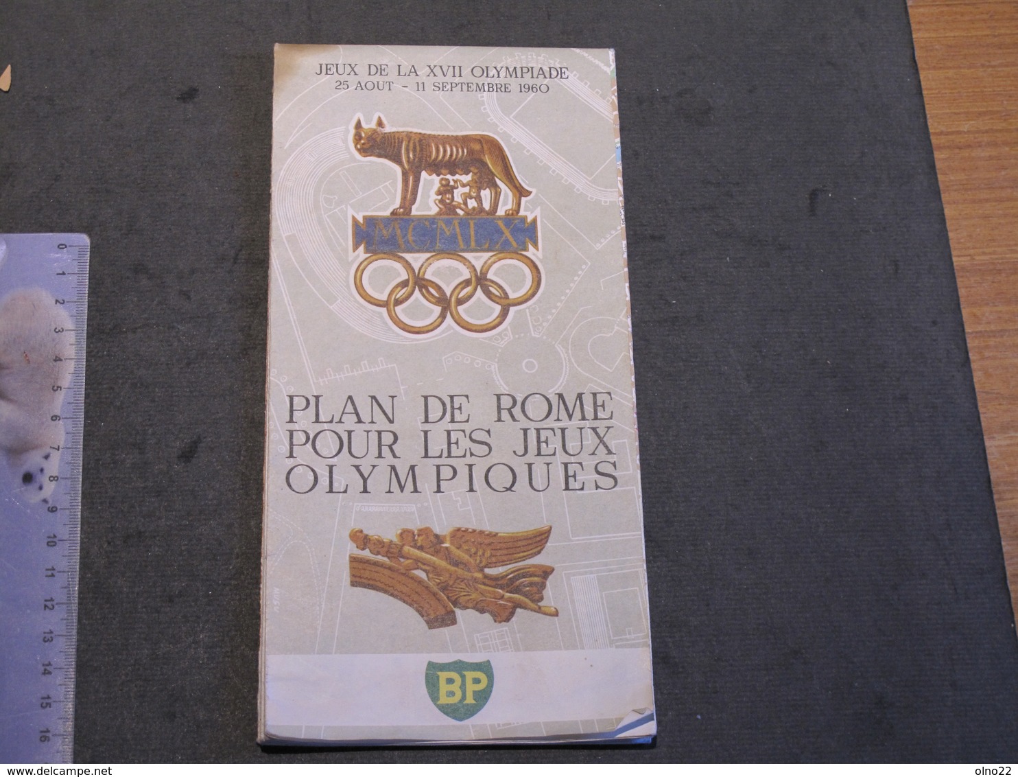 PLAN DE ROME  POUR LES JEUX OLYMPIQUES DE 1960 - Cartes Géographiques