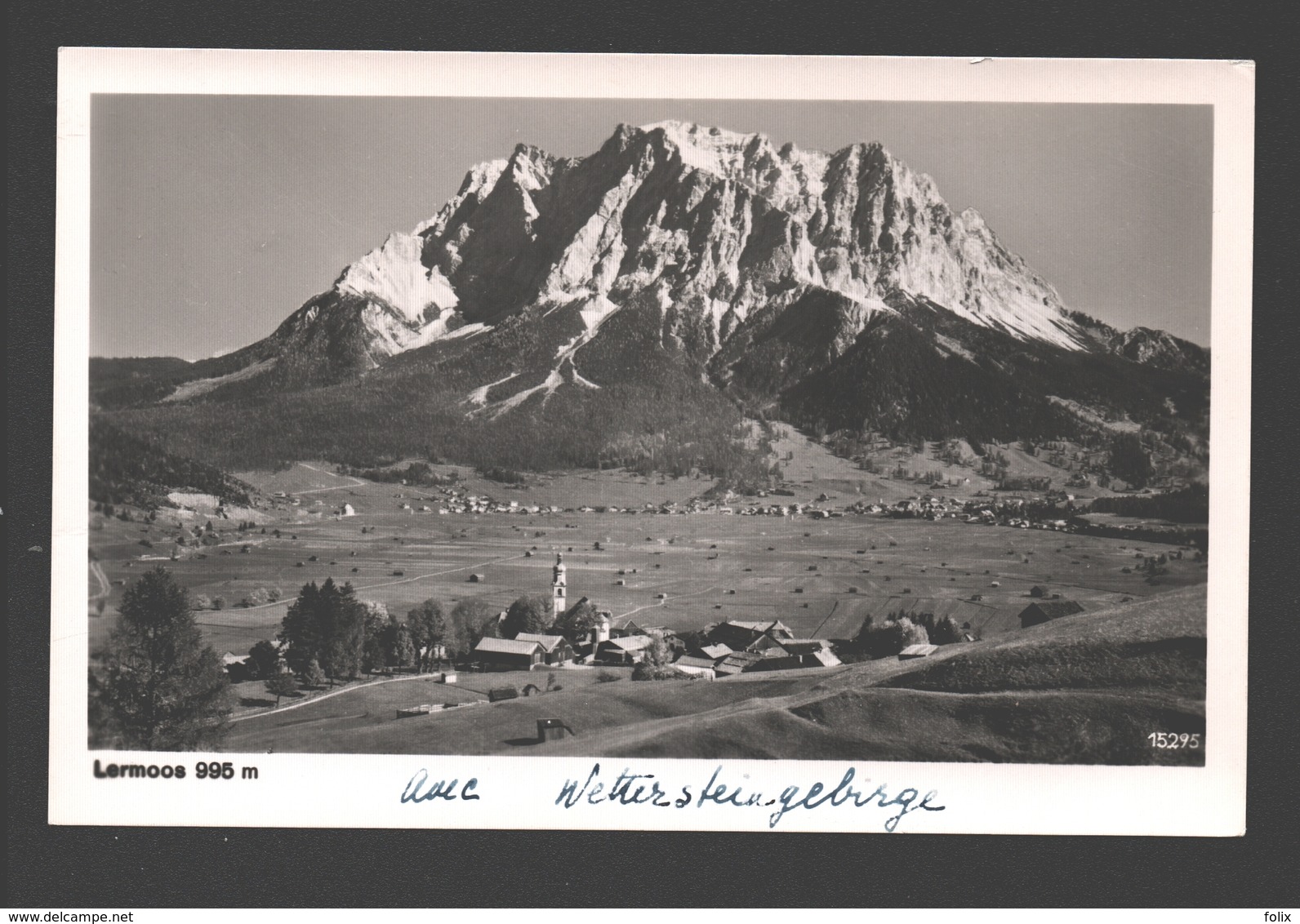 Lermoos - Blick Auf Lermoos, Ehrwald U. Zugspitzmassiv - Lermoos