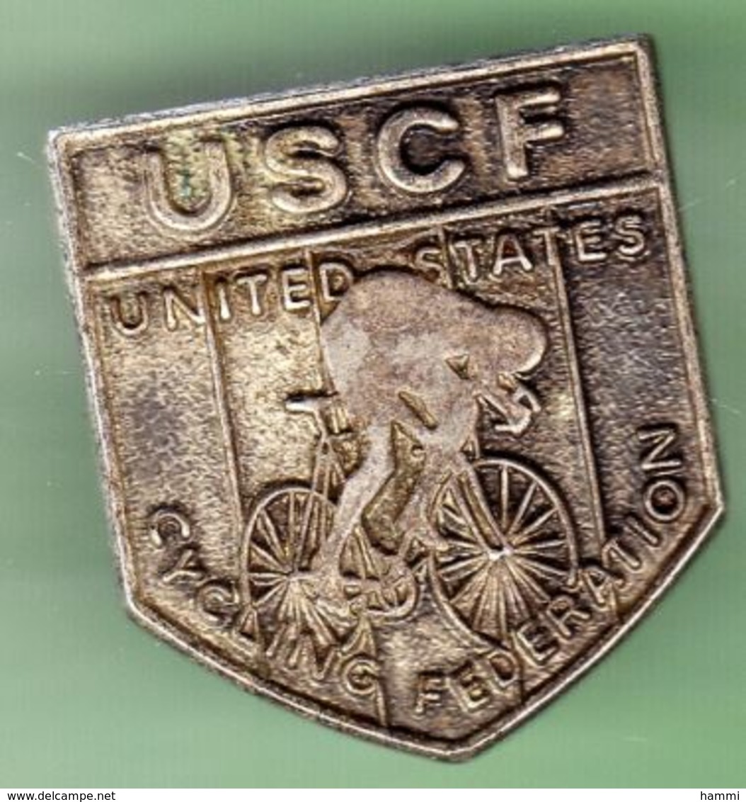 A198 Pin's VÉLO Cyclisme USCF United States Cyclisme Fédération USA 2 Eme Photo Pour Info Achat Immédiat - Cyclisme