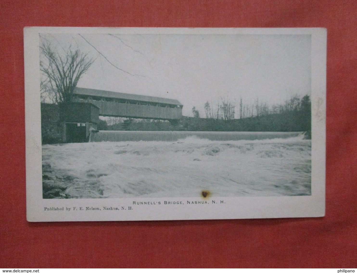 Runnell's Covered Bridge  New Hampshire > Nashua  Ref 3935 - Nashua