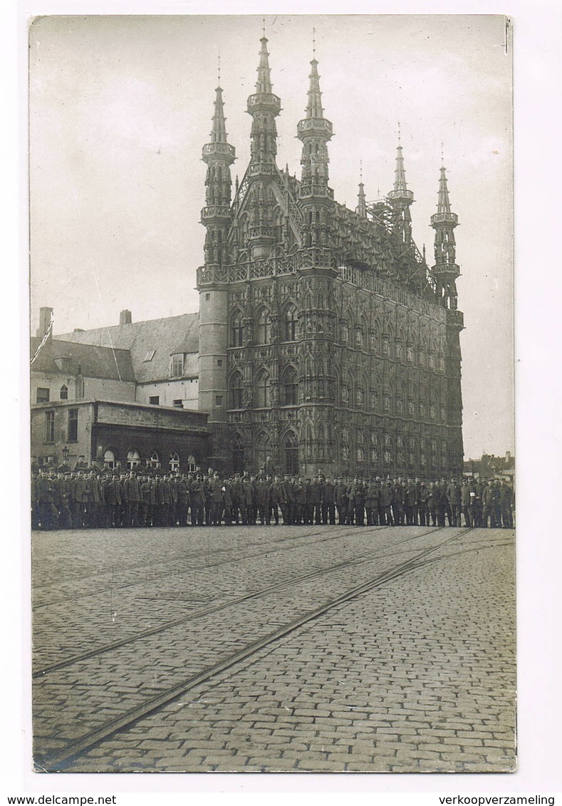 LEUVEN Duitse Bezetting 14/18 Fotokaart - Leuven