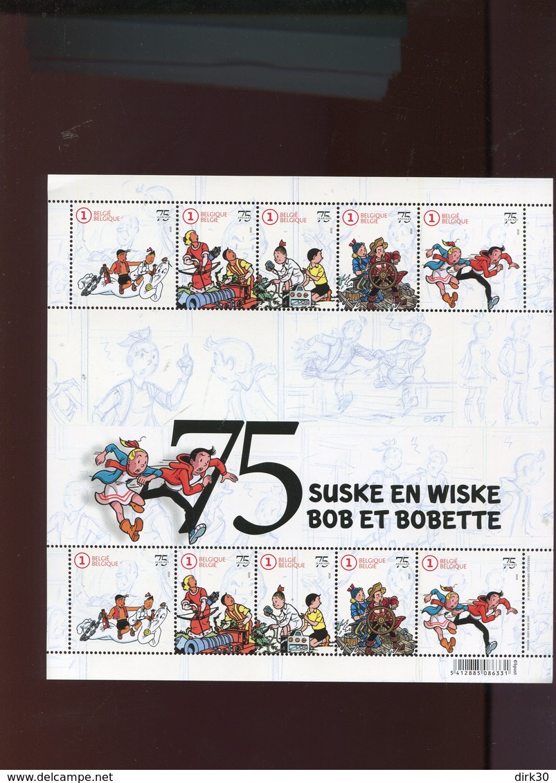 Belgie 2020 Bob & Bobette Suske En Wiske BD Comics Strips Full Sheet MNH - Feuilles Complètes & Feuillets
