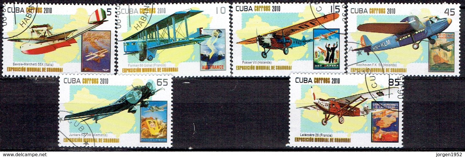 CUBA # FROM 2010 STAMPWORLD 5401-06 - Gebraucht