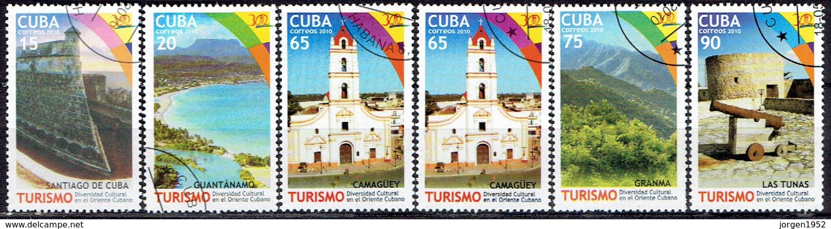 CUBA # FROM 2010 STAMPWORLD 5408-13 - Gebraucht