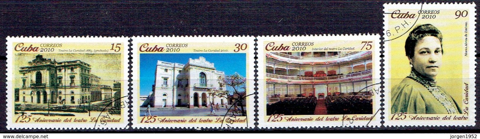 CUBA # FROM 2010 STAMPWORLD 5449-52 - Oblitérés