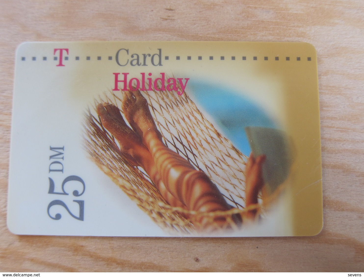 Holiday 25DM Facevalue,used,Color Turned Yellow - [3] T-Pay Micro-Money