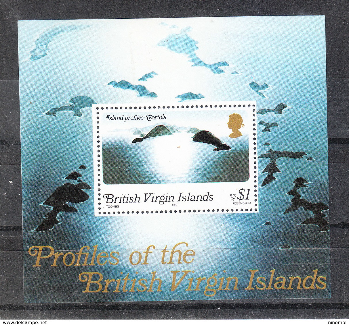 Isole  Vergini  Virgin Islands  -  1980.  Geografia Delle Isole. Geography Of The Virgin Islands. MNH Sheet - Geografia