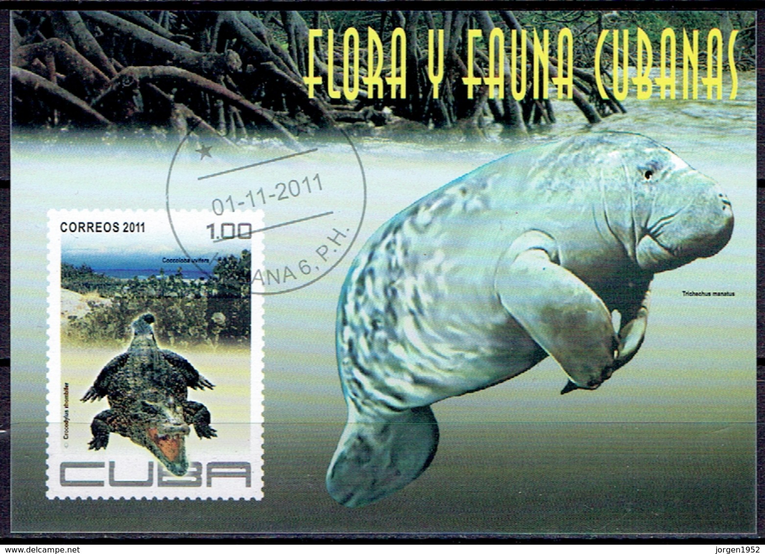 CUBA # FROM 2011 STAMPWORLD 5512 - Gebraucht