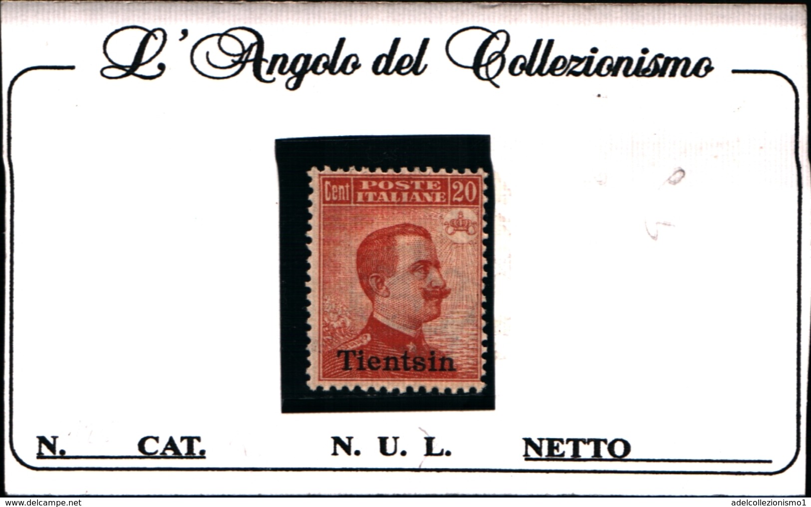 93500) ITALIA-20 C..Emissioni Ordinarie Soprastampate Tientsin - 1917  -MLH* - Tientsin