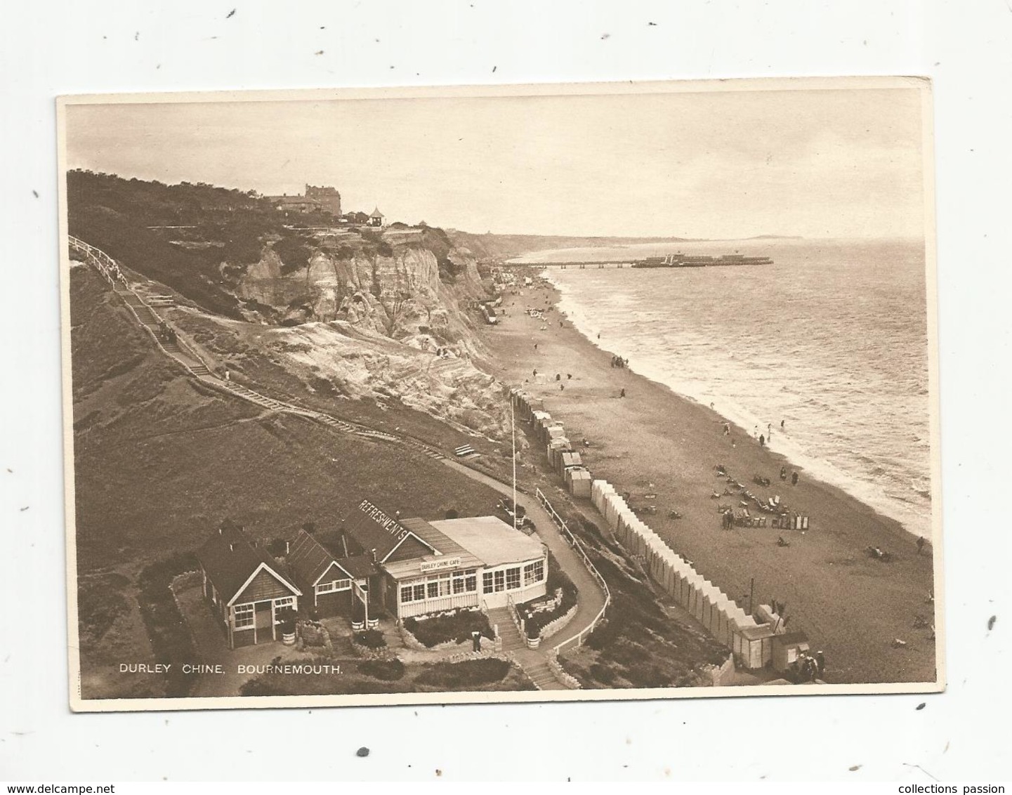 Cp, Angleterre , BOURNEMOUTH , DURLEY CHINE , Vierge - Bournemouth (bis 1972)