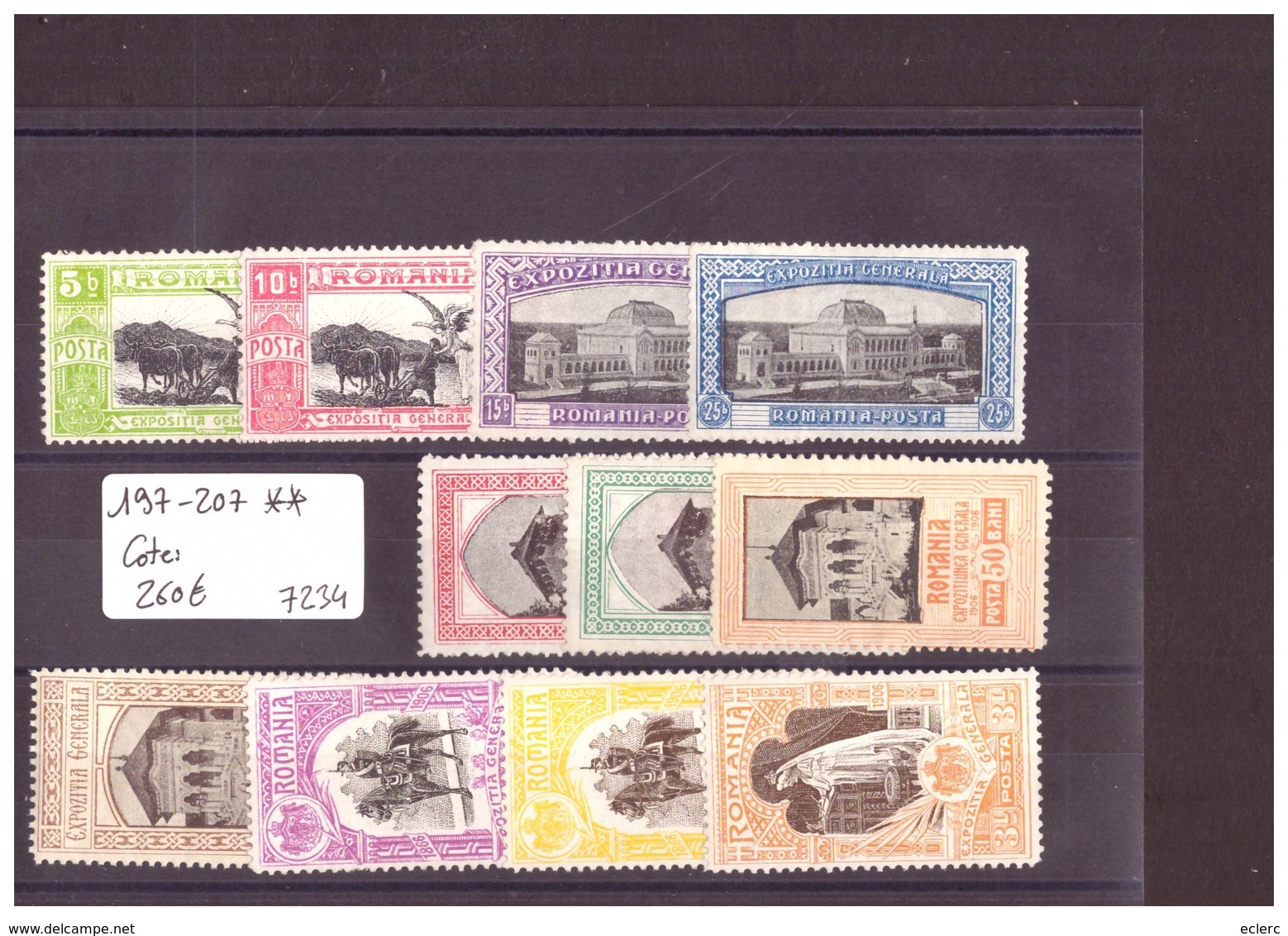 ROUMANIE - No Michel 197-207  ** ( MNH / SANS CHARNIERE)  -  COTE: 260 € - WARNING:!!NO PAYPAL! - Unused Stamps