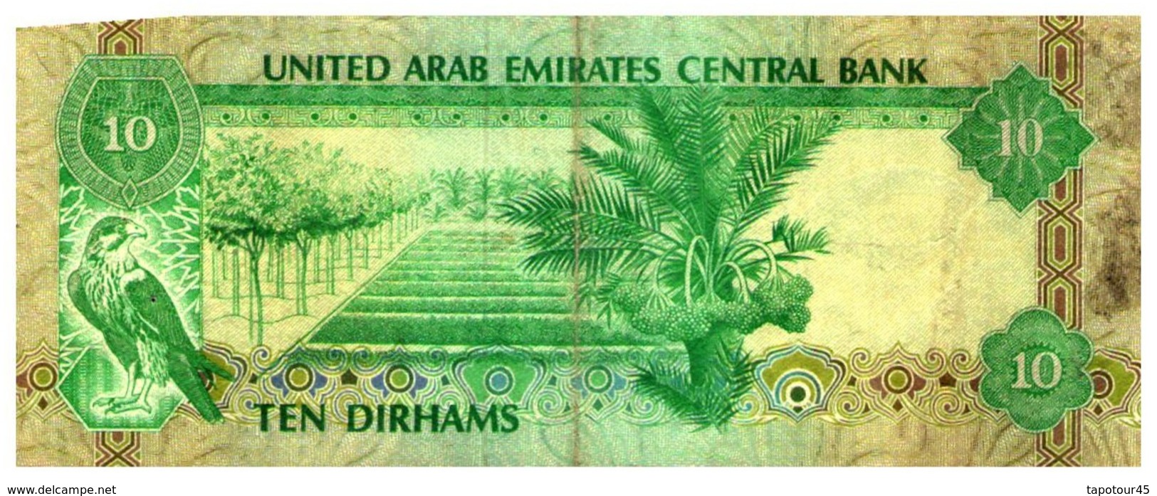 Billet >  Emirats Arabes Unis  > 10 Dirhams - Ver. Arab. Emirate
