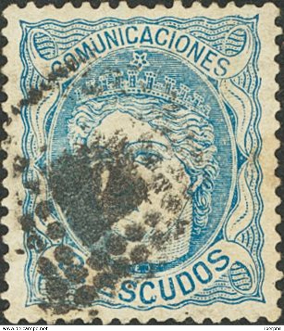 2 Escudos Azul. Excelente Centraje. MAGNIFICO Y RARO EN ESTA CALIDAD. Cert. CEM. - Autres & Non Classés