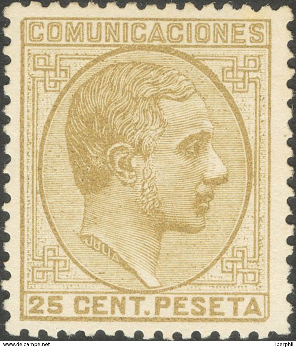 25 Cts Sepia Oliva. Excelente Centraje. MAGNIFICO. - Other & Unclassified