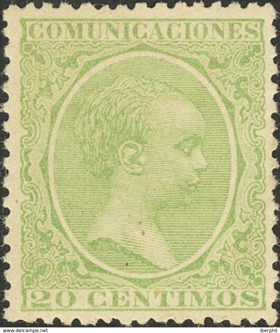 20 Cts Verde. Excelente Centraje. MAGNIFICO. - Other & Unclassified