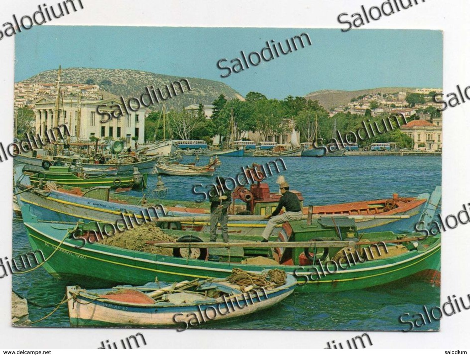 (open - 2 Scan) MYTILENE - Mitilini - Greece Grecia - Storia Postale Medicina Medico Doctor - Pesca Fischery - Grecia