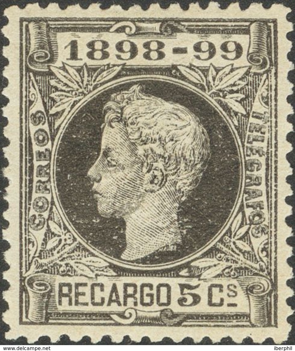 5 Cts Negro. Excepcional Centraje. PIEZA DE LUJO. - Other & Unclassified