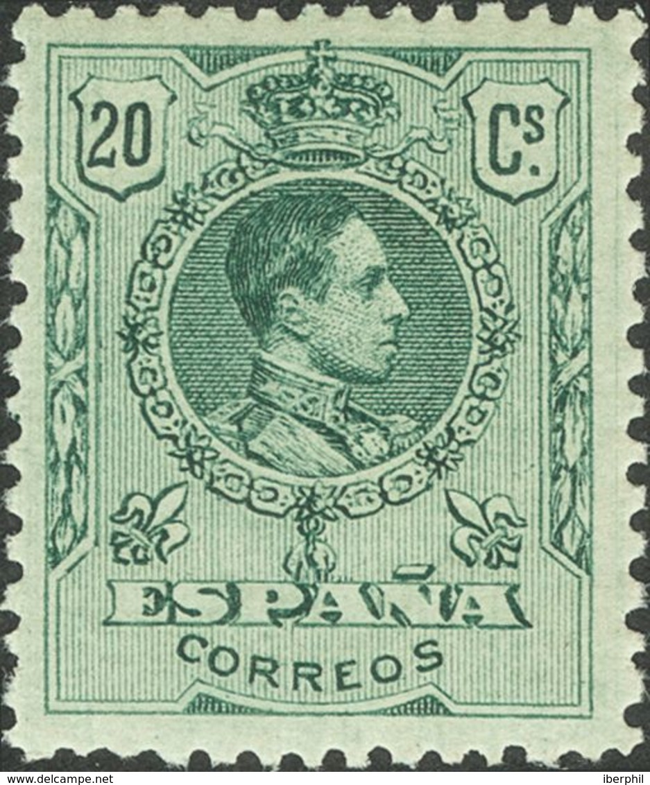 20 Cts Verde Bronce. Excelente Centraje. MAGNIFICO. - Autres & Non Classés