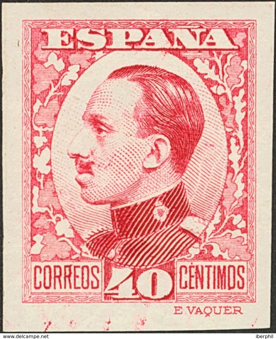 40 Cts Carmín. CAMBIO DE COLOR. MAGNIFICO Y RARO, NO CATALOGADO. - Other & Unclassified