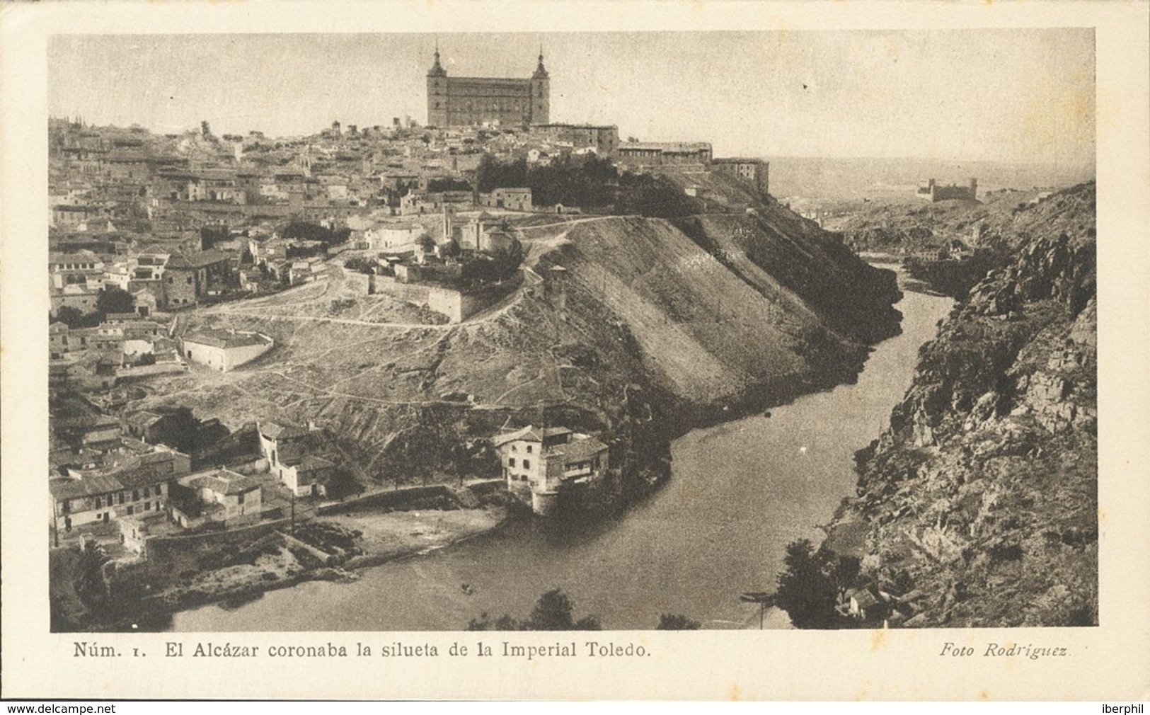 Conjunto De Catorce Tarjetas Postales Fotográficas (numeradas De La 1 A La 14) Del Alcázar De Toledo Con Imágenes De Ant - Sonstige & Ohne Zuordnung