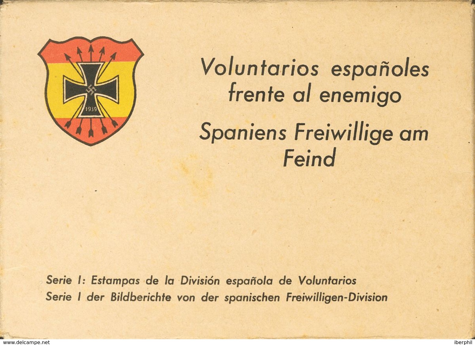 Juego Completo De Doce Tarjetas Postales LA DIVISION ESPAÑOLA DE VOLUNTARIOS (Serie I), Incluyendo El Estuche Original.  - Sonstige & Ohne Zuordnung