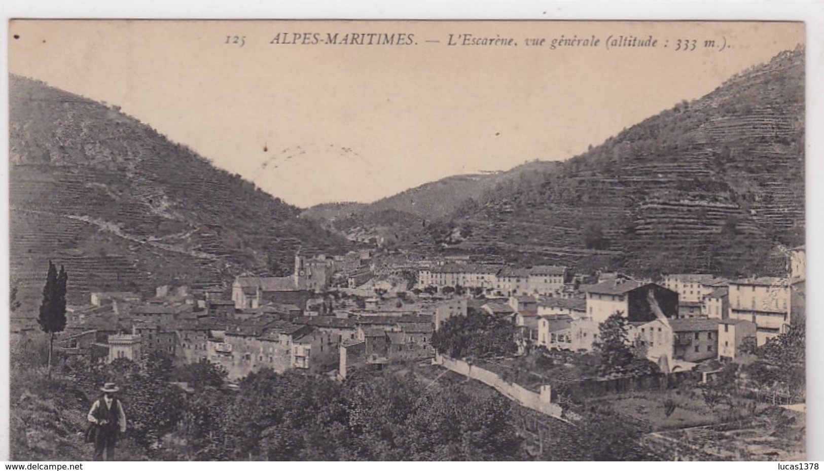 06 / L ESCARENE / VUE GENERALE / ND 125 - L'Escarène