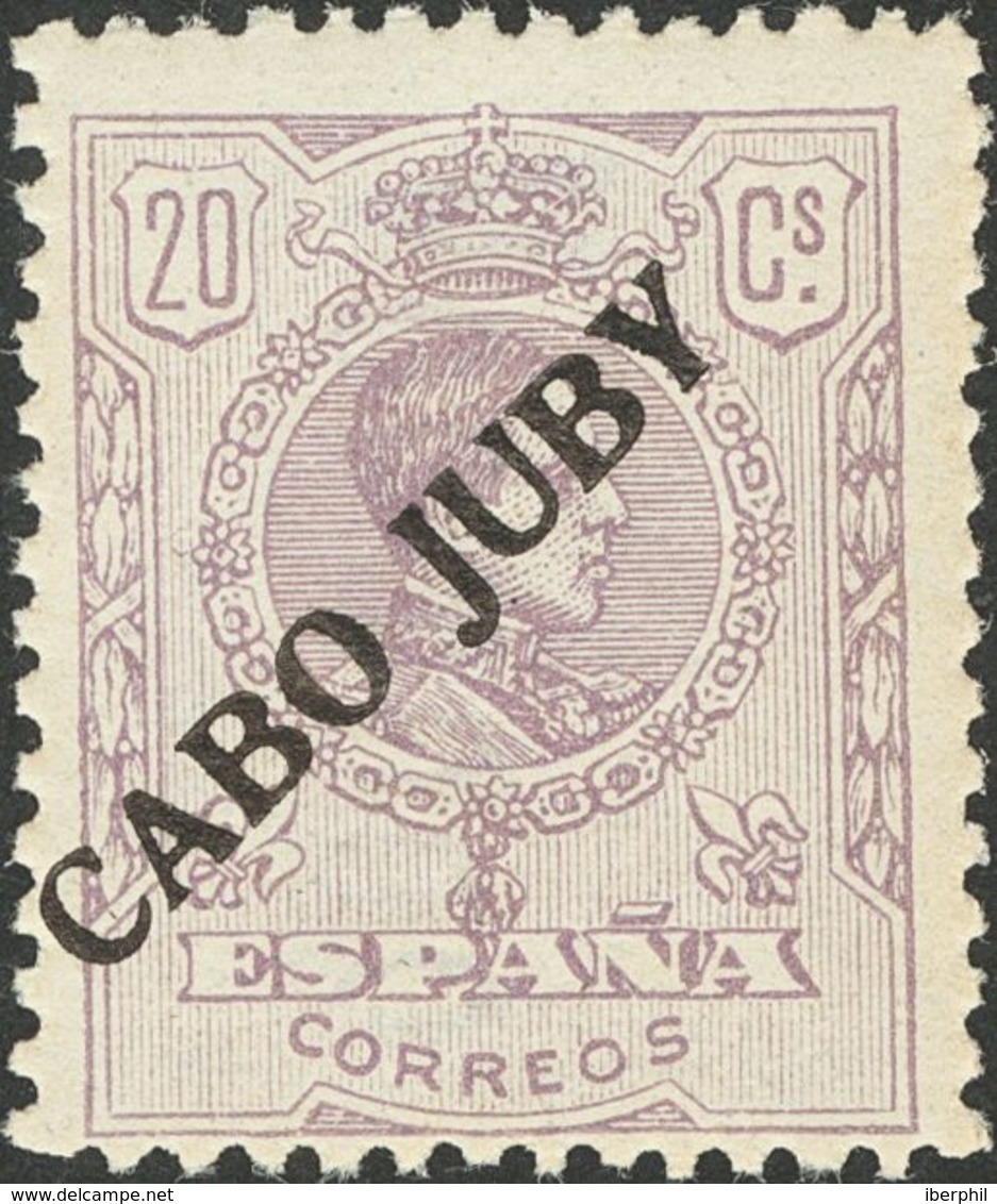 20 Cts Violeta. NO EMITIDO. MAGNIFICO Y MUY RARO. Cert. CEM. (Edifil 2020: 815€) - Other & Unclassified