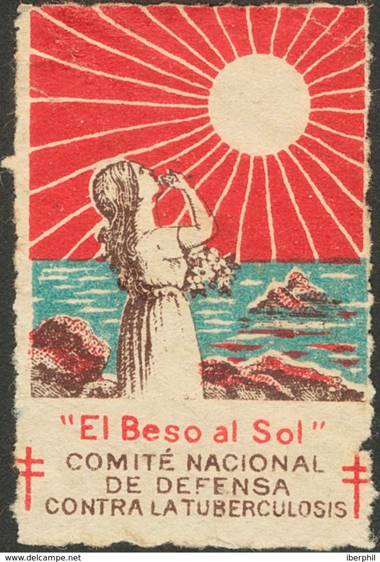 Sin Valor, Multicolor. EL BESO AL SOL. Emitido Por Las Damas Isabelinas. MAGNIFICO Y RARO. - Other & Unclassified