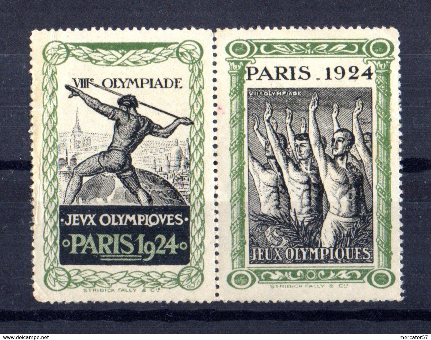 FRANCE Vignettes J.O. PARIS 1924 - Autres & Non Classés