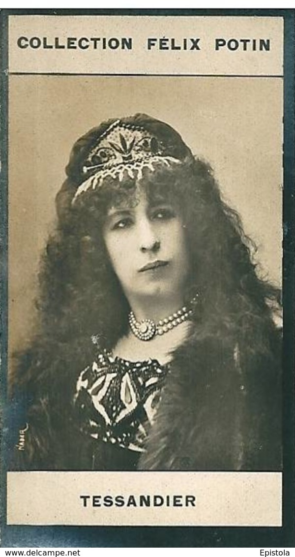 Aimée Jeanne Tessandier Par Le Photographe NADAR, Actrice Théatre Née à Libourne - Collection Photo Felix POTIN 1900 - Félix Potin