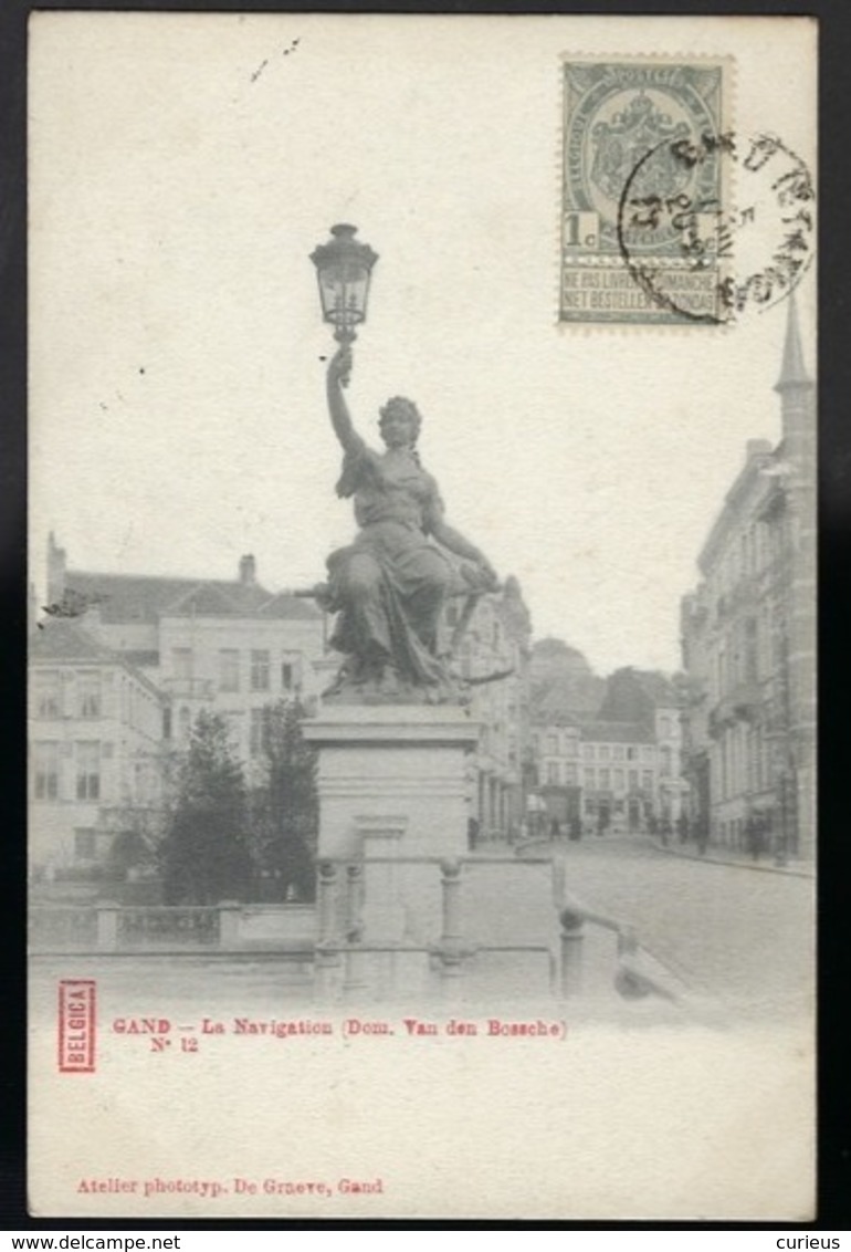 GENT * GAND * LA NAVIGATION ( DOM VAN DEN BOSSCHE N° 12 * GEANIMEERD * PHOTOTYP. DE GRAEVE * BELGICA * - Gent