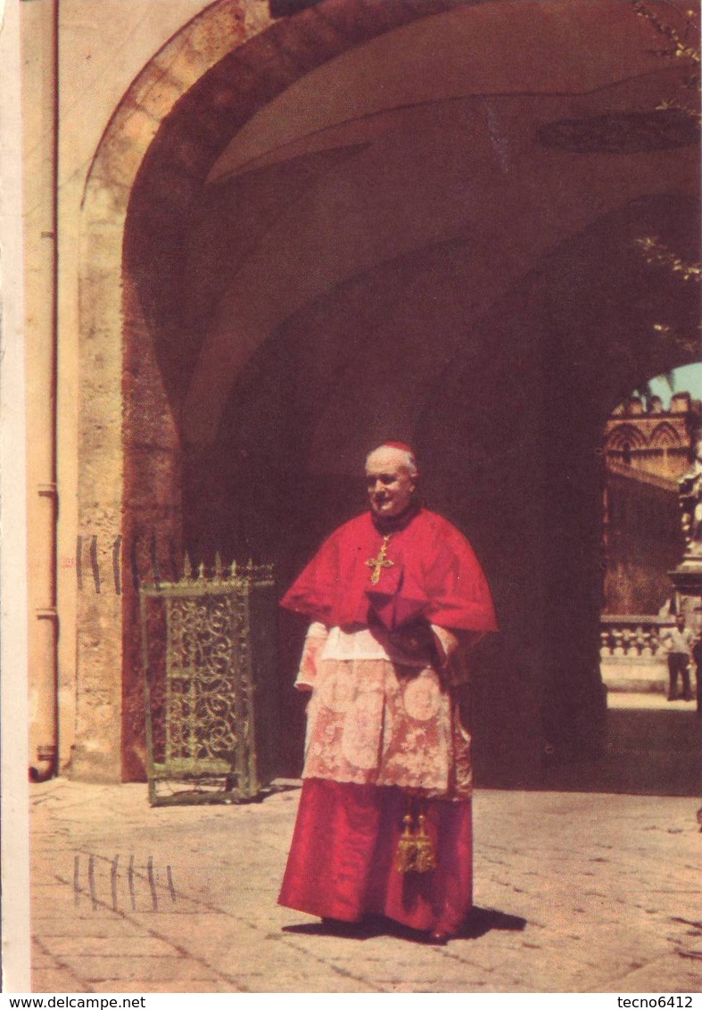 Cartolina Primo Decennio Di Episcopato Del Cardinale Ernesto Ruffini  1946 / 1956 - Viaggiata - Altri & Non Classificati