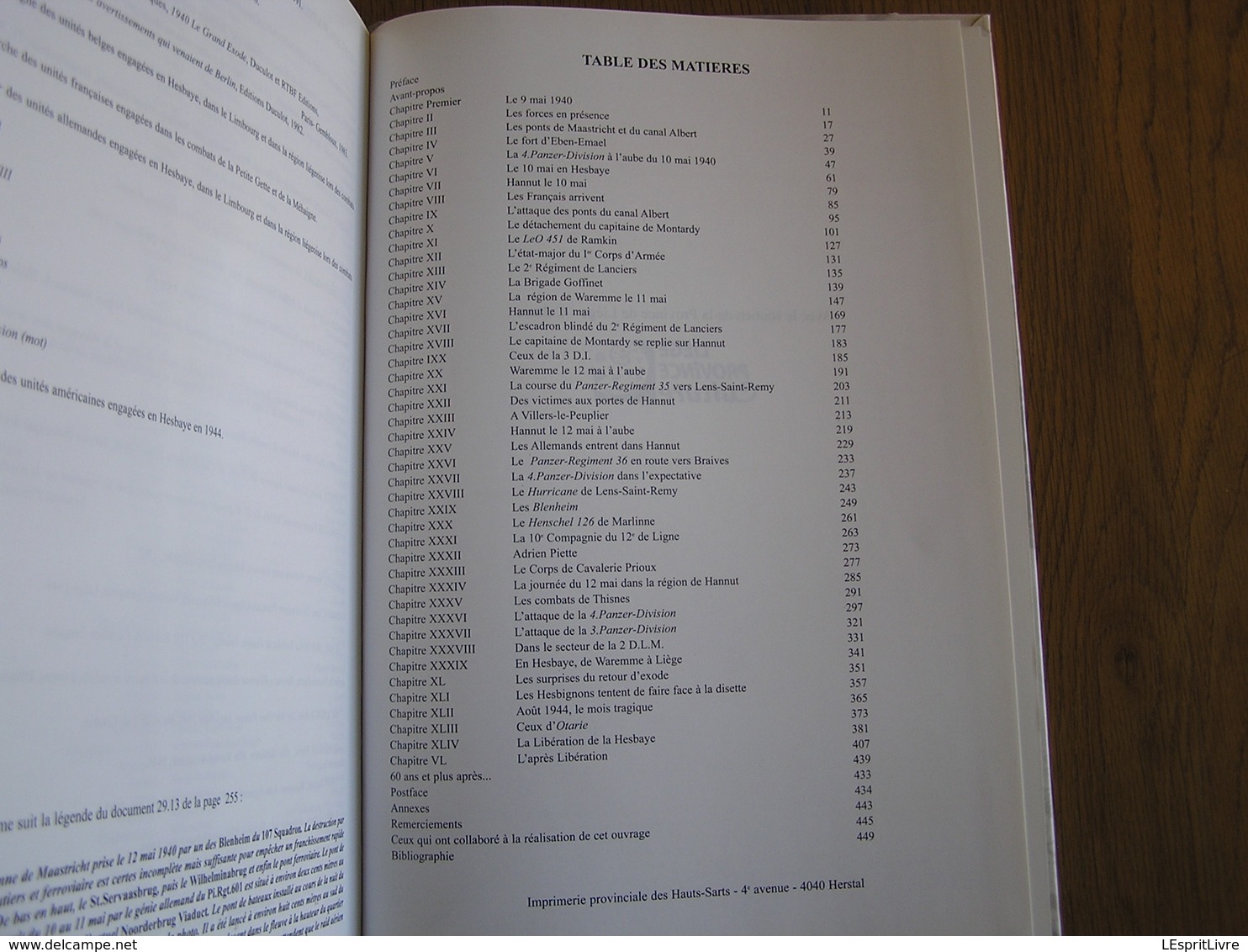 EN HESBAYE Mai 1940 Septembre 44 Laby Guerre 40 45 Waremme Hannut Eben Emael Canal Albert Tongres Gette Crash Avion - Oorlog 1939-45