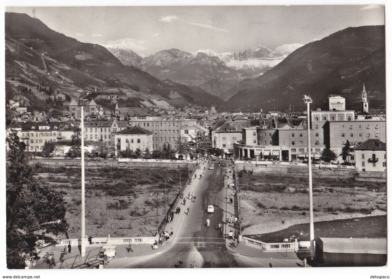 BOLZANO - PANORAMA COL CATINACCIO - VIAGG. -9538- - Bolzano