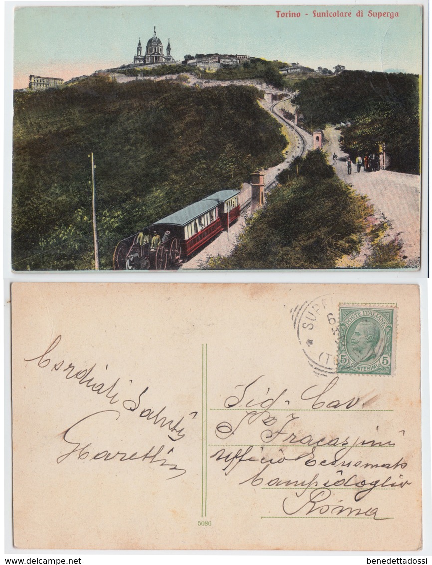 Torino - Funicolare Di Superga, 1909 - Transport