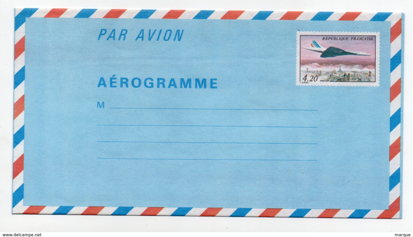 Aérogramme FRANCE Neuf Valeur 4.20f - Aerogramas