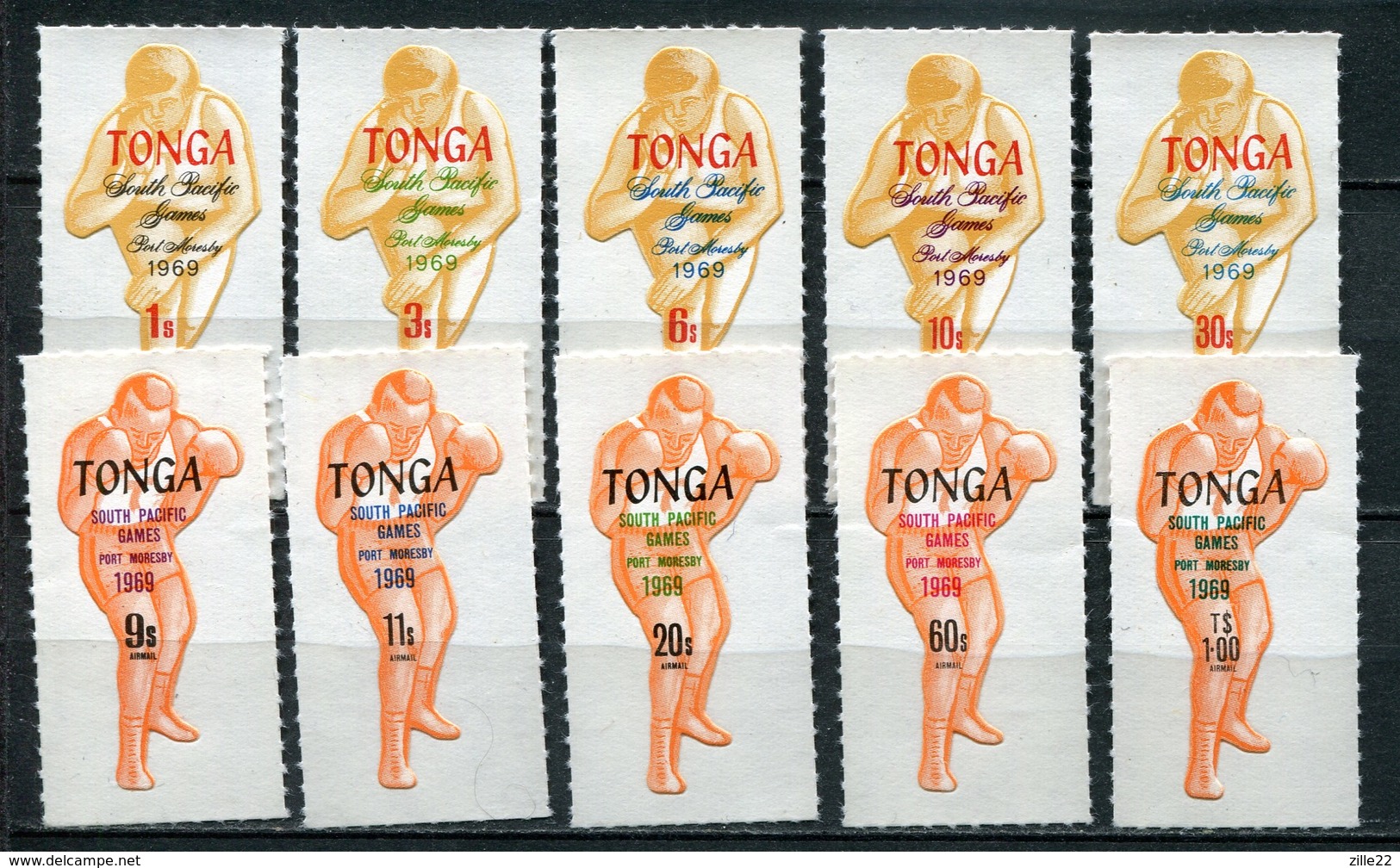 Tonga Mi# 284-93 Postfrisch MNH - Sports Boxing - Tonga (...-1970)