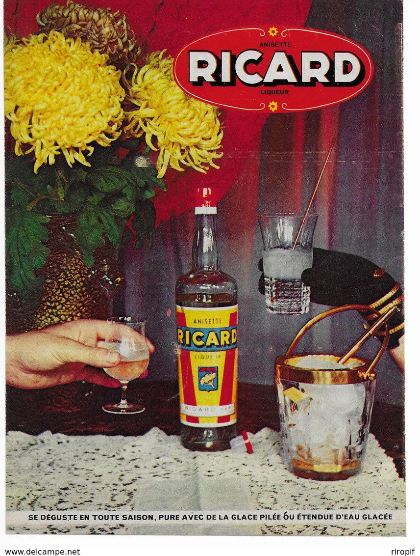 RICARD Publicité Tirée D Un Magazine - Alcools