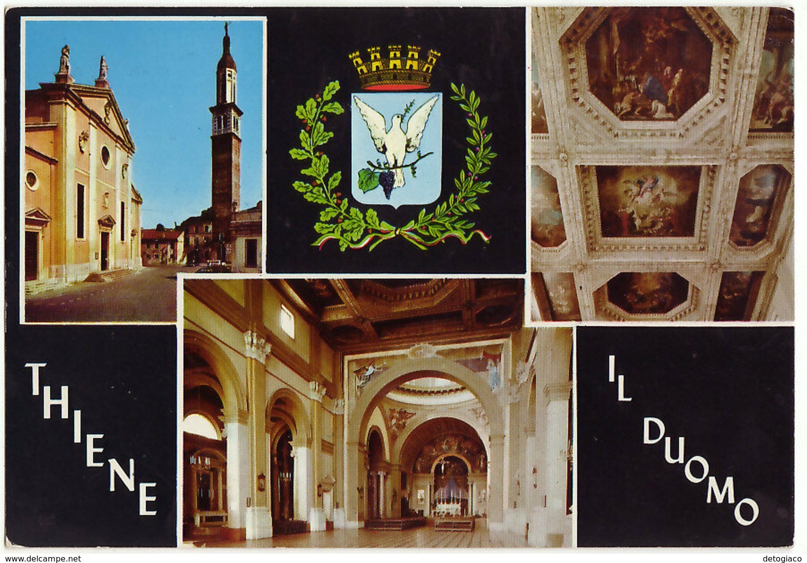 THIENE - VICENZA - IL DUOMO - VEDUTINE - VIAGG. -8972- - Vicenza