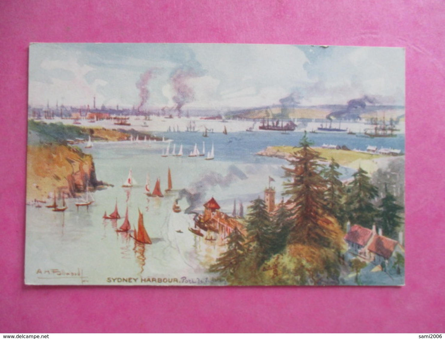 CPA AUSTRALIE SYDNEY HARBOUR   ILLUSTRATEUR OILETTE RAPHAEL TUCK - Sydney