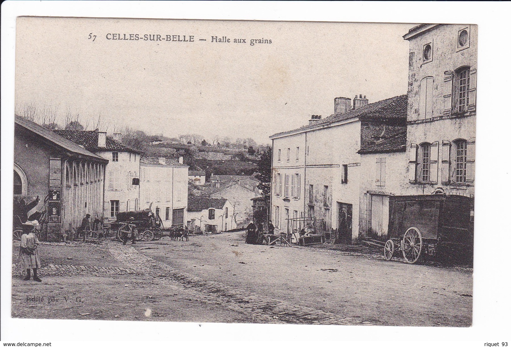 57 - CELLE-SUR-BELLE - Halle Aux Grains - Celles-sur-Belle