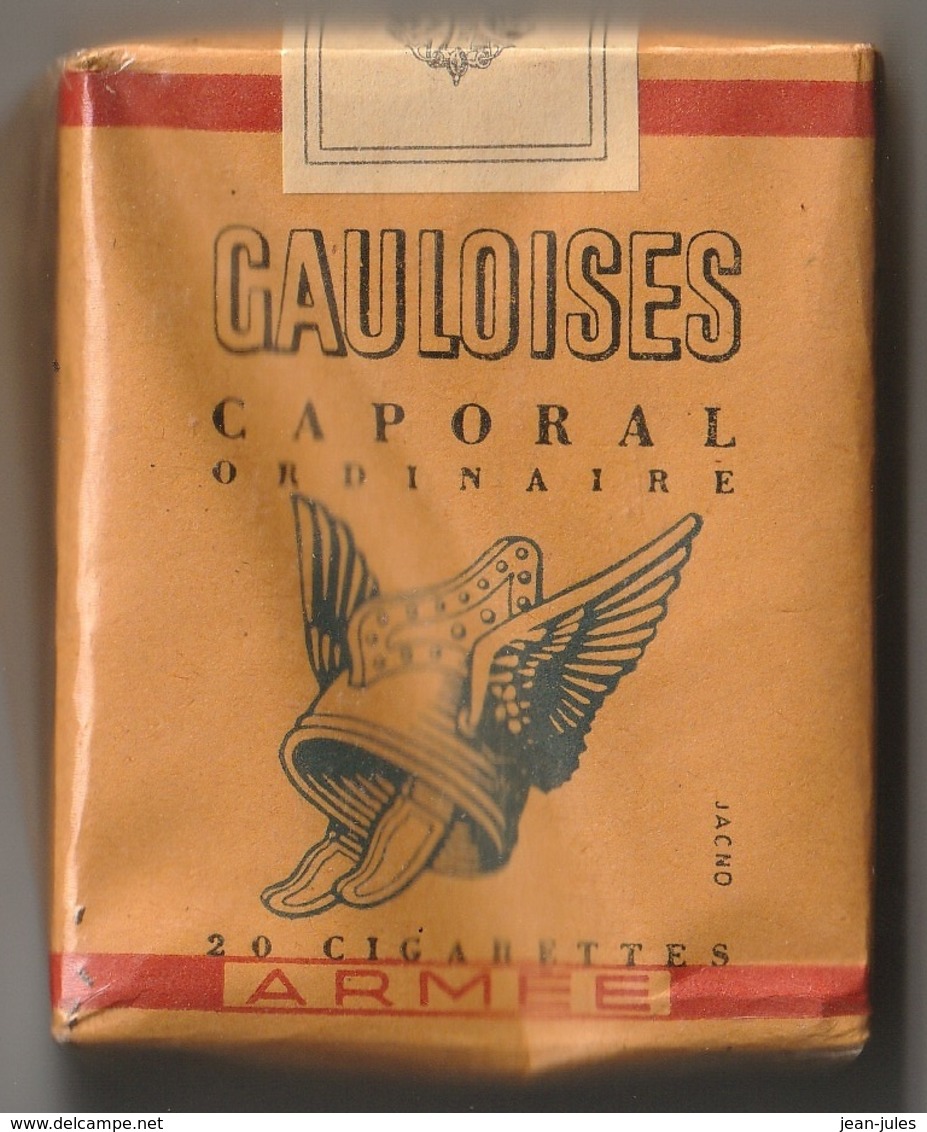 Paquet De 20 Cigarettes Gauloises Caporal Ordinaire Armée (Algérie) - Altri & Non Classificati