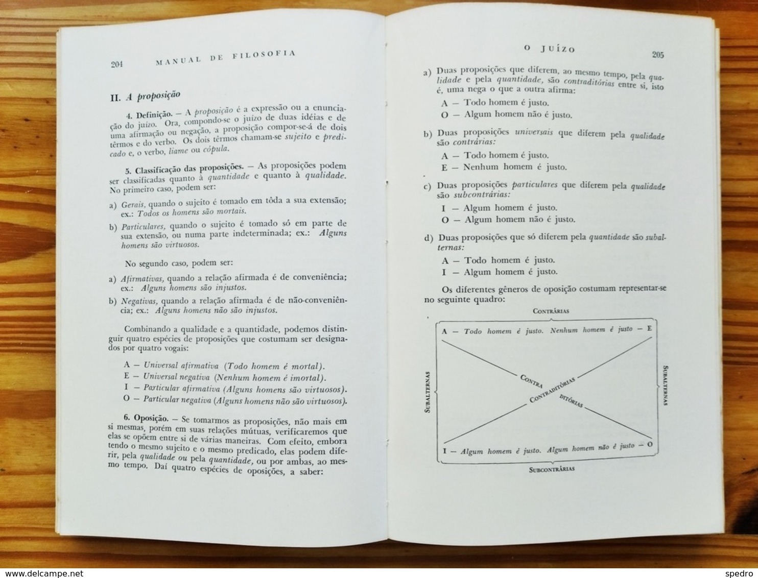 Brasil 1961 Manual De Filosofia Theobaldo Miranda Santos Companhia Editora Nacional Exemplar 6685 São Paulo Science - Escolares