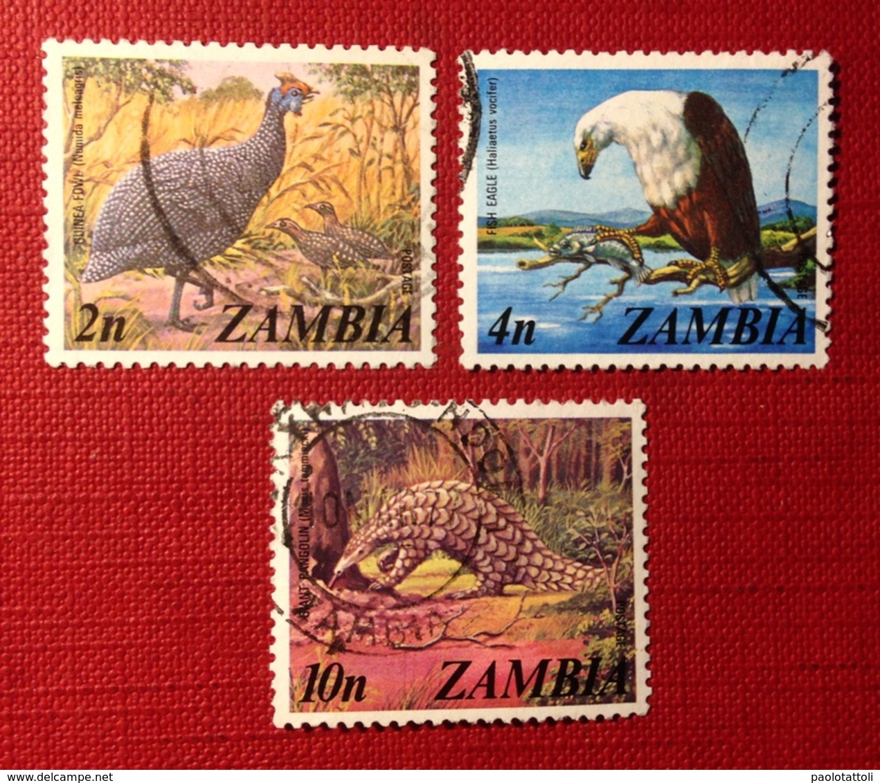 Zambia, 1975. Animals. Set Of Three Stamps. Used NH. - Zambie (1965-...)