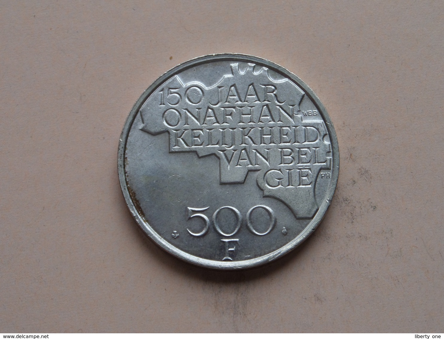 1980 VL - 500 FRANK - Morin 801 ( UNCLEANED COIN - For Grade, Please See Photo ) ! - 500 Francs