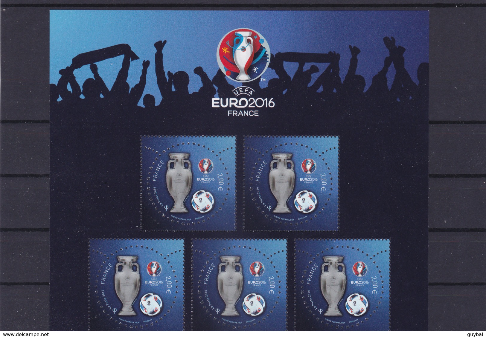 France - 2016 - F5050A - Euro 2016 - Valeur 2€ - Nuovi