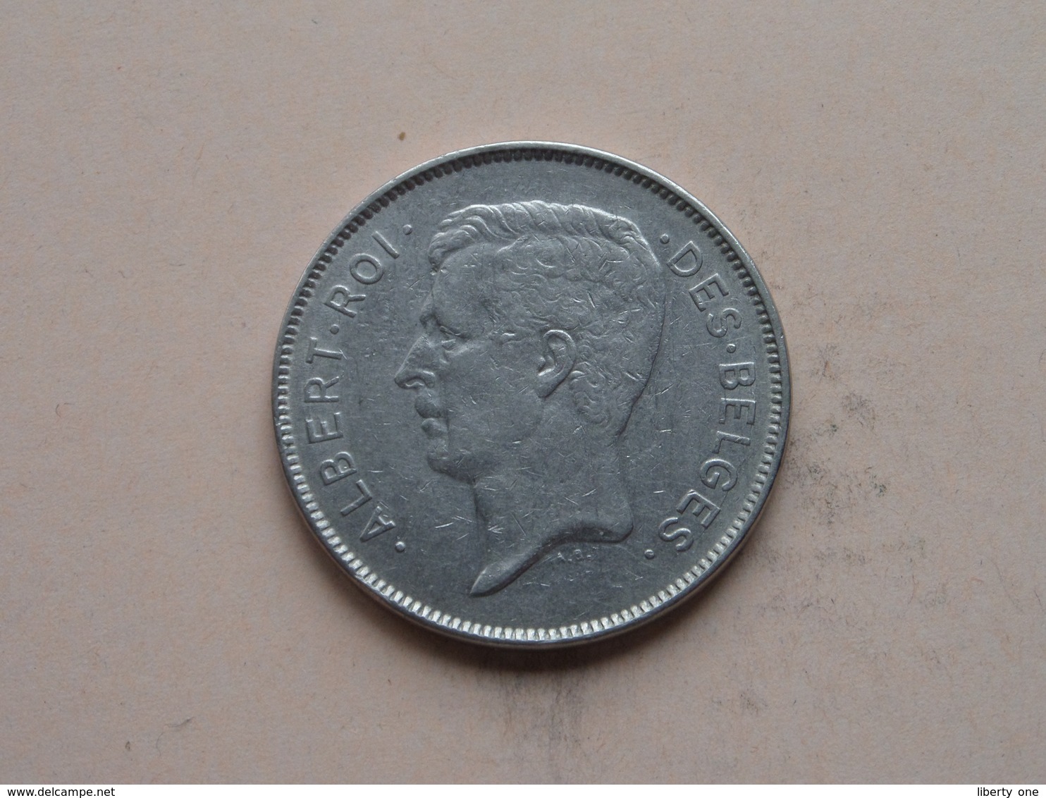 1932 > 20 Francs > Quatre Belgas - Morin 378 ZF ( UNCLEANED COIN - For Grade, Please See Photo ) ! - 20 Francs & 4 Belgas