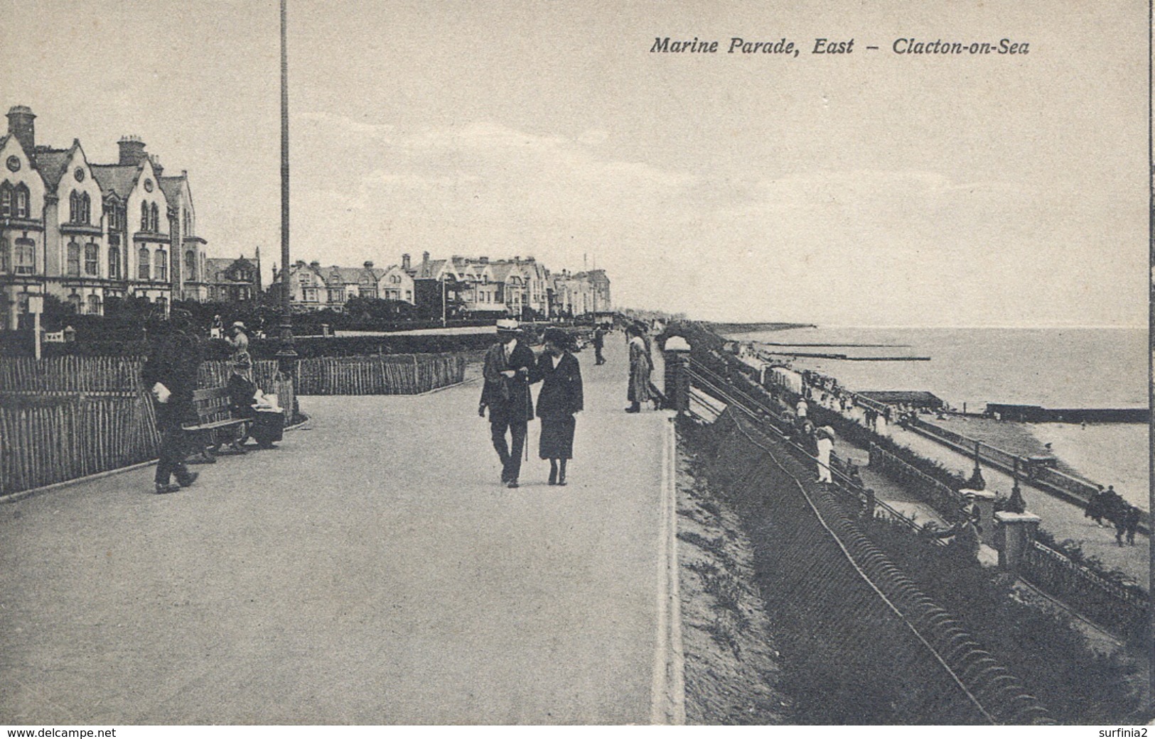 ESSEX - CLACTON - MARINE PARADE EAST Es527 - Clacton On Sea