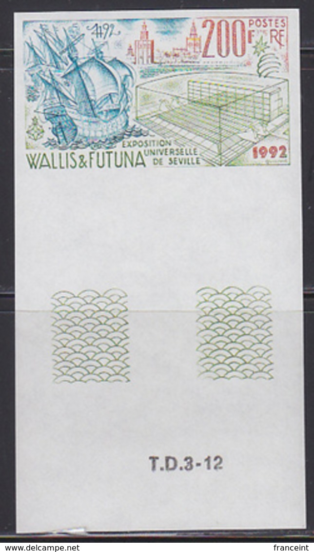 WALLIS & FUTUNA (1992) Spanish Caravelle. Imperforate. Scott No 425. Yvert No 429. - Altri & Non Classificati