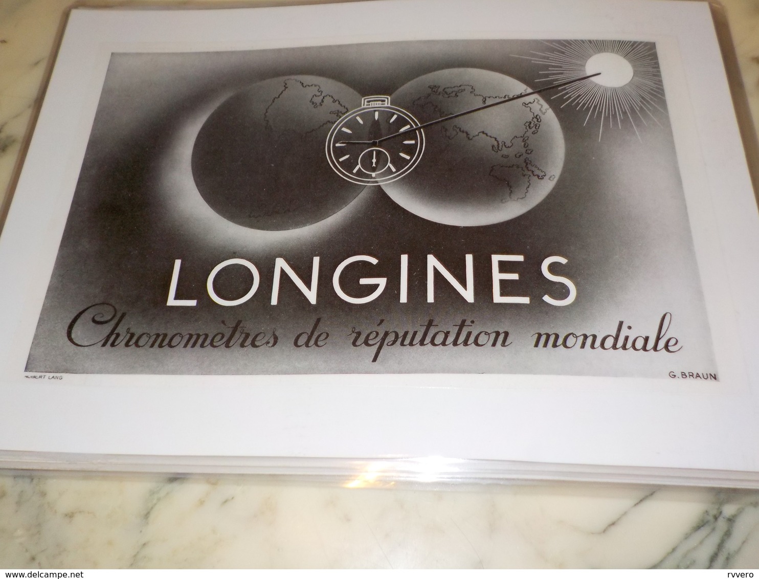 ANCIENNE PUBLICITE CHRONOMETRES  MONTRES LONGINES  1937 - Autres & Non Classés